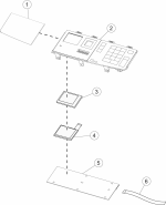 HP parts picture diagram for 40X9052