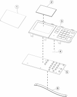 HP parts picture diagram for 40X9064