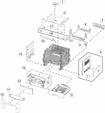 HP parts picture diagram for 40X9068