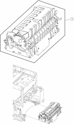 HP parts picture diagram for 56P2851