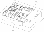 HP parts picture diagram for 56P2890
