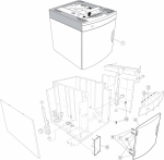 HP parts picture diagram for 56P4157
