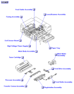 HP parts picture diagram for 92297B