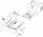 HP parts picture diagram for 99A0292