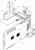 HP parts picture diagram for 99A0466