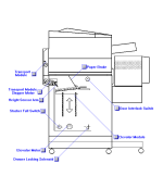HP parts picture diagram for C2801-40001