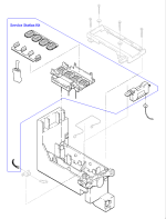 HP parts picture diagram for C2858-40001