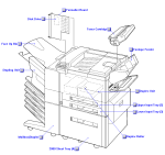 HP parts picture diagram for C2965A