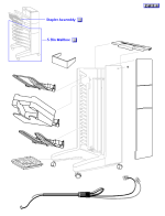 HP parts picture diagram for C3764-60555