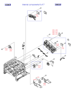 HP parts picture diagram for CC493-67915