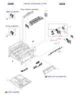 HP parts picture diagram for CE710-67007