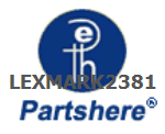 LEXMARK2381 and more service parts available