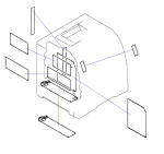 HP parts picture diagram for Q1319-67903
