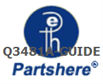 Q3481A-GUIDE and more service parts available