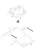 HP parts picture diagram for RB1-5557-000CN