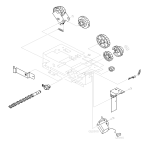 HP parts picture diagram for RB1-6133-000CN