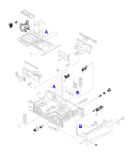 HP parts picture diagram for RB1-8961-000CN