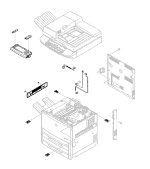 HP parts picture diagram for RB2-6495-000CN