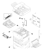 HP parts picture diagram for RB2-6500-000CN