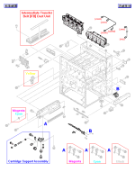 HP parts picture diagram for RB2-7182-000CN