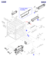 HP parts picture diagram for RB2-7445-000CN