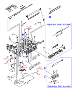 HP parts picture diagram for RB2-9850-020CN