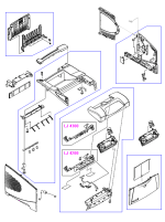 HP parts picture diagram for RC1-0287-030CN