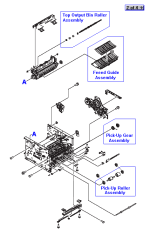 HP parts picture diagram for RC1-3731-020CN