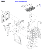 HP parts picture diagram for RC1-6611-000CN