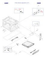 HP parts picture diagram for RC1-8734-000CN