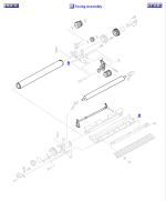 HP parts picture diagram for RF1-0921-000CN
