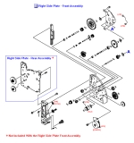 HP parts picture diagram for RF5-4063-030CN