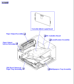 HP parts picture diagram for RG5-0456-180CN