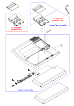 HP parts picture diagram for RG5-0458-000CN