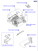 HP parts picture diagram for RG5-0469-020CN