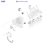 HP parts picture diagram for RG5-0514-000CN