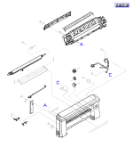 HP parts picture diagram for RG5-1417-000CN
