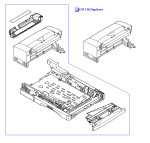 HP parts picture diagram for RG5-3624-100CN