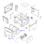 HP parts picture diagram for RG5-3849-000CN