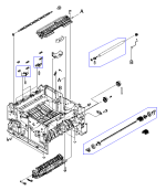 HP parts picture diagram for RG5-5542-050CN