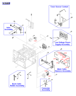 HP parts picture diagram for RG5-5725-030CN