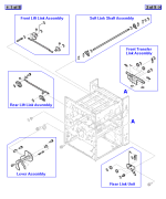 HP parts picture diagram for RG5-6122-020CN