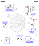 HP parts picture diagram for RG5-6148-020CN