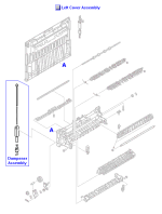 HP parts picture diagram for RG5-6185-000CN