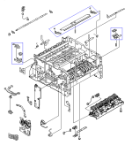 HP parts picture diagram for RG5-6197-000CN