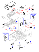 HP parts picture diagram for RG5-6311-000CN