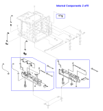 HP parts picture diagram for RG5-6459-000CN