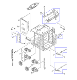 HP parts picture diagram for RG5-6505-000CN