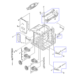 HP parts picture diagram for RG5-6510-020CN