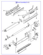 HP parts picture diagram for RG5-6701-240CN
